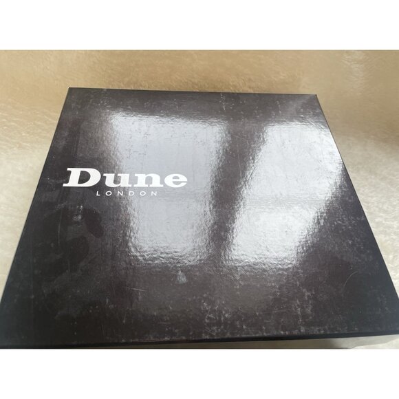 NIB Dune London Ladies PASSO Block Heel Biker Ankle Boots Black Leather sz 39 - Picture 9 of 10